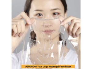 Gold Hydrogel Biodegradable Face Mask